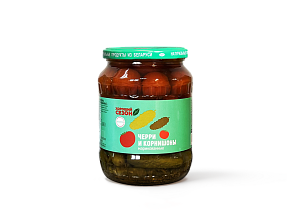 Ассорти «Черри и корнишоны» маринованные