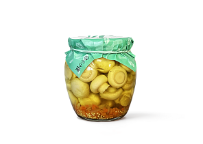 Грибы шампиньоны маринованные 2