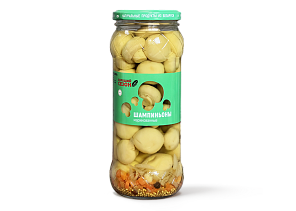 Грибы шампиньоны маринованные 